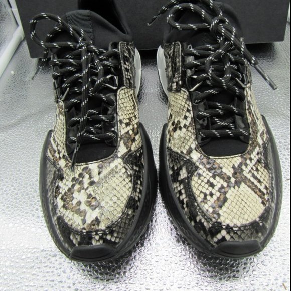 KENNETH COLE WOMEN'S MADDOX JOGGERS SIZE 6. NIB.  BLACK/WHITE - Picture 4 of 10